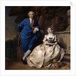 Portrait of George Michael Moser and his wife, Mary Guynier, c.1742 by Carl Marcus Tuscher