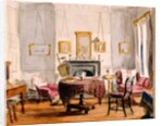 The Drawing Room at 59 Seymour Street, c.1850 by Matilda Sharpe