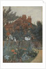View of a garden in Bedford Park, 1885 by Frederick Hamilton Jackson