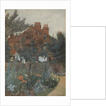 View of a garden in Bedford Park, 1885 by Frederick Hamilton Jackson