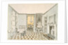 View of a drawing room, c.1835-40 by Unknown Artist
