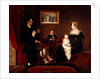 Group portrait of an unidentified family in a domestic interior, c.1815-20 by Unknown Artist