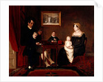 Group portrait of an unidentified family in a domestic interior, c.1815-20 by Unknown Artist