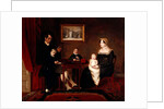 Group portrait of an unidentified family in a domestic interior, c.1815-20 by Unknown Artist