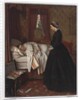 Domestic interior with a sleeping soldier, 1860s by Unknown Artist