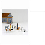 Figures in front of a Noah's ark, c.1840 by German School