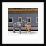 Camel and rhino in front of Noah's ark, c.1840 by German School