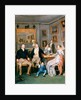 A family scene in a domestic interior, c.1815-20 by English School