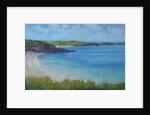 Thurlestone Beach, calm summer day, 2016 by Jennifer Wright