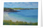 Thurlestone Beach, calm summer day, 2016 by Jennifer Wright
