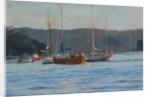 Evening yachts Salcombe, 2016 by Jennifer Wright