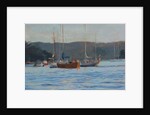 Evening yachts Salcombe, 2016 by Jennifer Wright