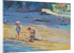 Salcombe Beach, Children by Jennifer Wright