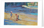 Salcombe Beach, Children by Jennifer Wright