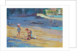 Salcombe Beach, Children by Jennifer Wright