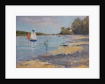 Salcombe, Red Sail by Jennifer Wright