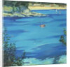 Salcombe, Moored Yacht, Southsands, 2000 by Jennifer Wright