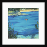 Salcombe, Moored Yacht, Southsands, 2000 by Jennifer Wright