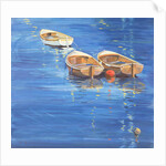 Moored Dinghies, 1998 by Jennifer Wright