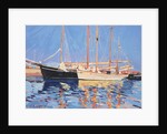 Moored Sailing Ships, Skagen, Denmark, 1999 by Jennifer Wright
