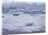 Salcombe - Grey Day - Fisherman's Quay by Jennifer Wright