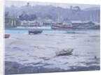 Salcombe - Grey Day - Fisherman's Quay by Jennifer Wright