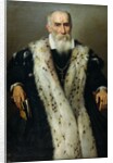 Portrait of a man, possibly Gian Gerolamo Albani, Generale Collaterale of the Venetian Republic by Giovanni Battista Moroni