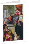The Holy Family with St. John the Baptist, St. Anthony Abbot and St. Catherine, 1551 by Veronese