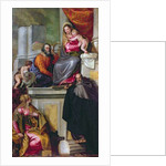 The Holy Family with St. John the Baptist, St. Anthony Abbot and St. Catherine, 1551 by Veronese