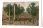 A Market Square in Seville, c.1650 by Juan Bautista Martinez del Mazo