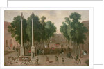 A Market Square in Seville, c.1650 by Juan Bautista Martinez del Mazo