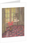 Interior with geranium by Joyce Haddon