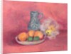Still life of fruit and jug by Joyce Haddon