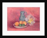 Still life of fruit and jug by Joyce Haddon