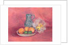Still life of fruit and jug by Joyce Haddon