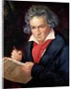 Ludwig van Beethoven Composing his 'Missa Solemnis' by Joseph Carl Stieler (after)