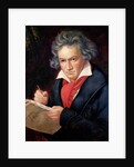 Ludwig van Beethoven Composing his 'Missa Solemnis' by Joseph Carl Stieler (after)