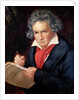 Ludwig van Beethoven Composing his 'Missa Solemnis' by Joseph Carl Stieler (after)