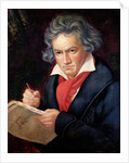 Ludwig van Beethoven Composing his 'Missa Solemnis' by Joseph Carl Stieler (after)