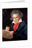 Ludwig van Beethoven Composing his 'Missa Solemnis' by Joseph Carl Stieler (after)