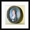 Portrait miniature of Countess Marie Erdody by German School