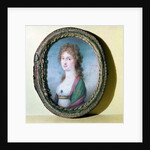 Portrait miniature of Countess Marie Erdody by German School