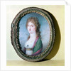 Portrait miniature of Countess Marie Erdody by German School