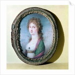 Portrait miniature of Countess Marie Erdody by German School