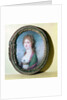 Portrait miniature of Countess Marie Erdody by German School