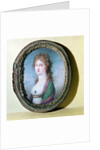 Portrait miniature of Countess Marie Erdody by German School
