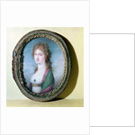 Portrait miniature of Countess Marie Erdody by German School