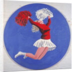 Cheerleader Tondo, 2001 by Joe Heaps Nelson