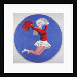 Cheerleader Tondo, 2001 by Joe Heaps Nelson