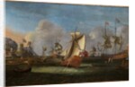 King William III off the Coast of Ireland, June 1690 by Willem van der Hagen
